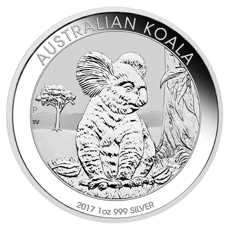 1 unce stříbrná mince Austrálie Koala 2017