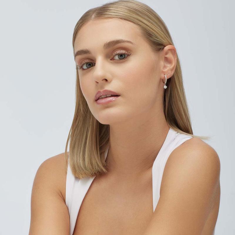 Single náušnice BROSWAY Fancy Infinite White FIW90- 1 Ks