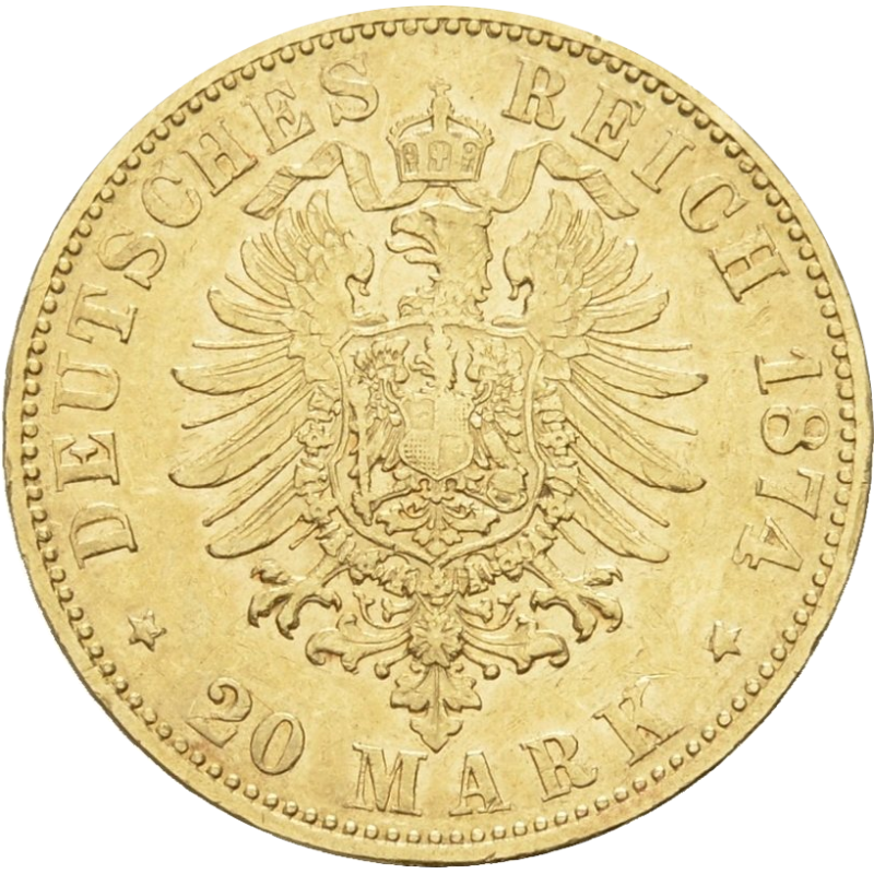 20 Mark Ludwig III Großherzog von Hessen