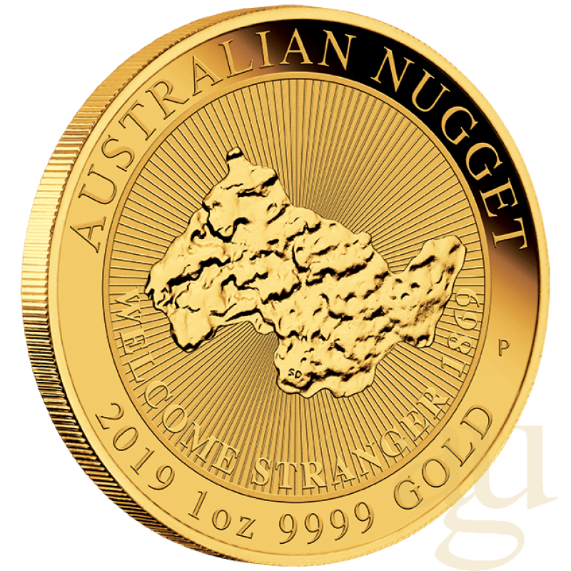 1 unce zlatá mince Austrálie Nugget - Golden Eagle 2021