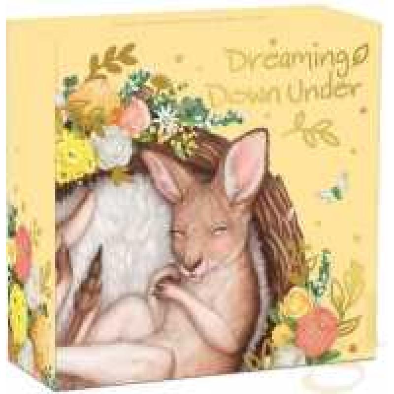 1/2 Unze Silbermünze Australien Dreaming Down Under - Baby Känguru 2021 - proof color