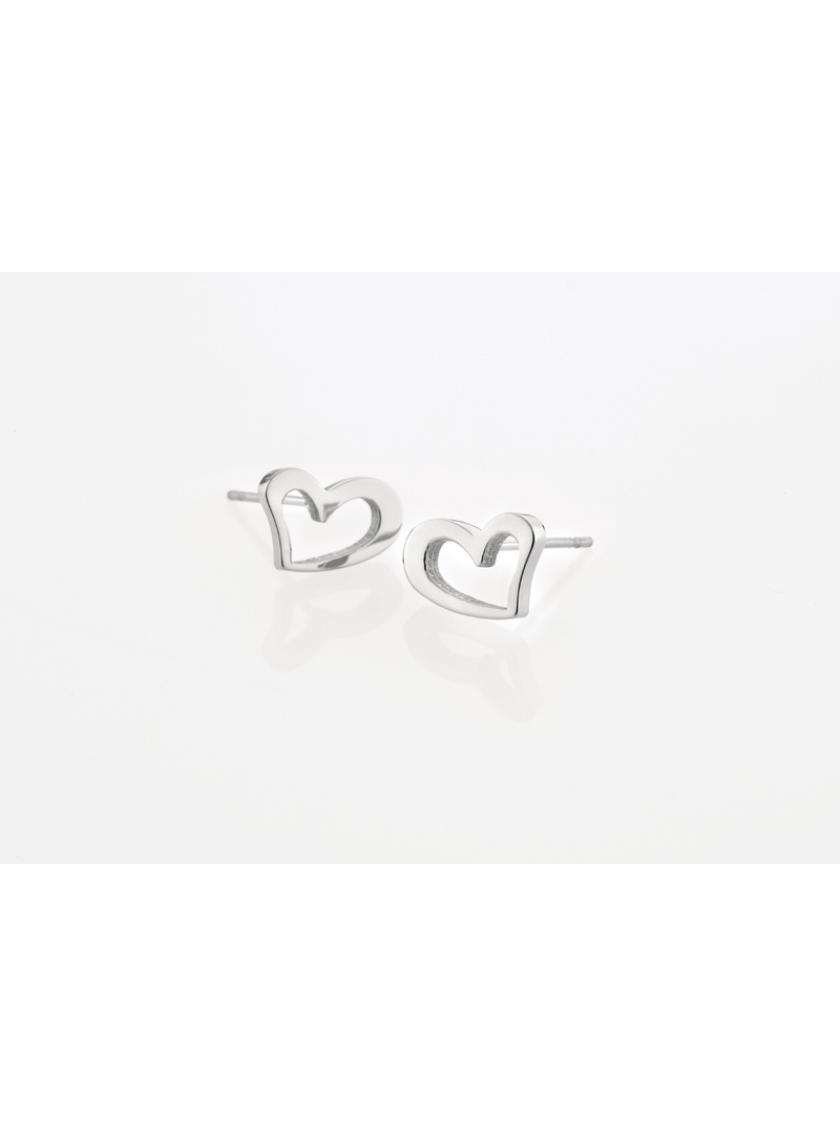 Náušnice STORM Heart Earrings -  Silver 9980695/S
