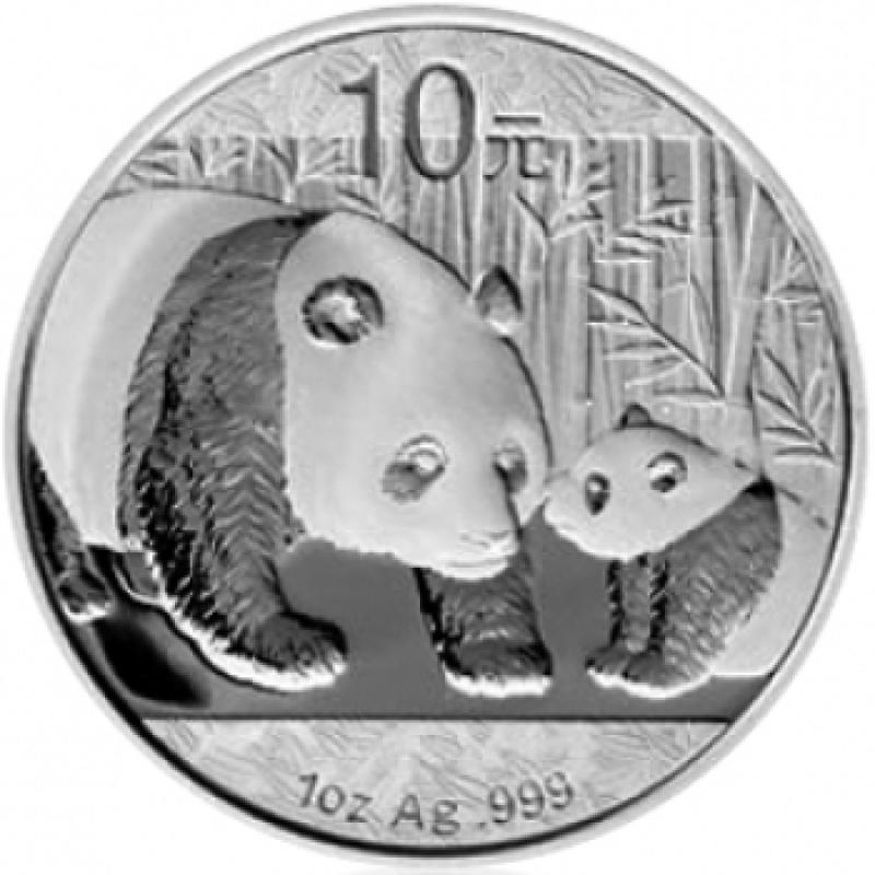 1 kilogram stříbrná mince China Panda 2011 proof