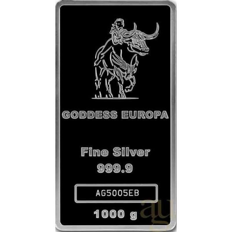 1 Kilogramm Silber Tokelau Goddess Europa Münzbarren geprägt 2022