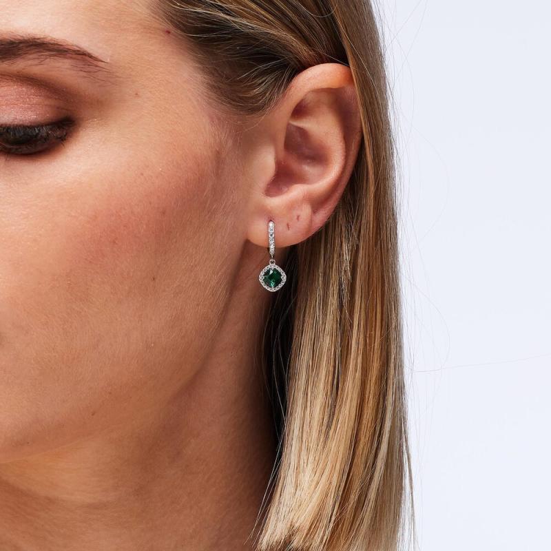 Náušnice BROSWAY Fancy Life Green AG 925/1000 FLG142