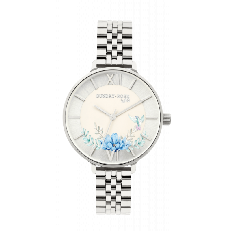 Náramkové hodinky JVD SUNDAY ROSE Spirit AZURE SUN-S16