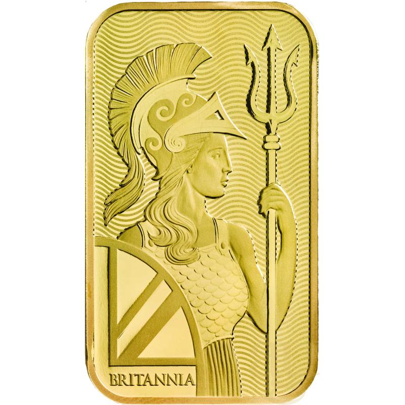 31,1 gramů zlatý slitek The Royal Mint - Britannia