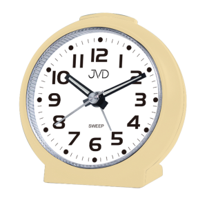 Budík Quartz JVD metal béžová SRP8514.2