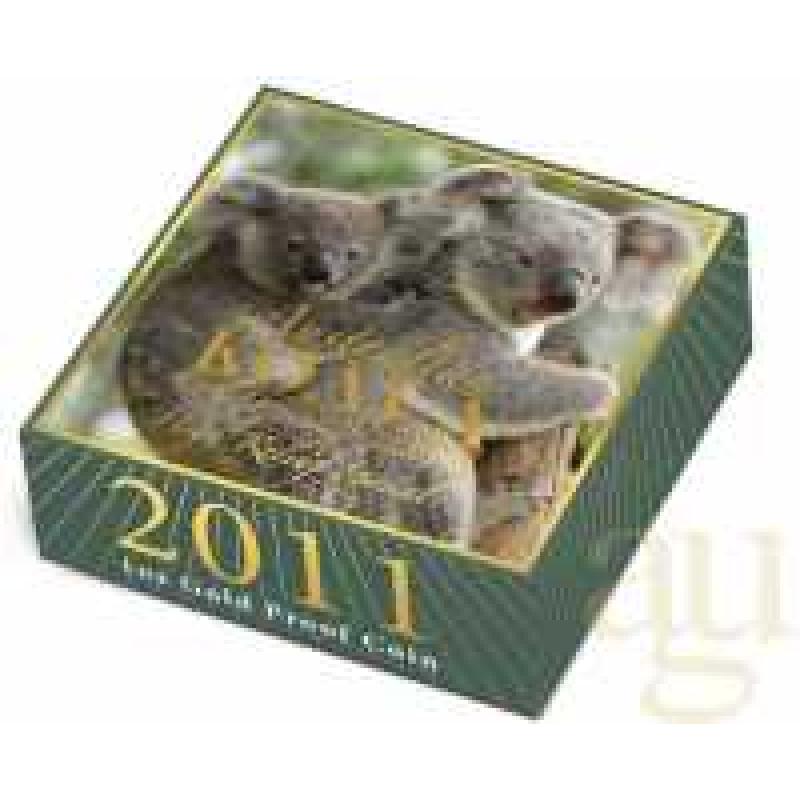 1 Unze Goldmünze Australien Koala 2011 proof / high Relief Prägung