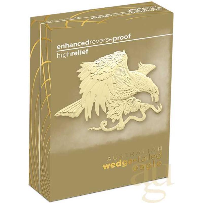 1 unce zlatá mince Austrálie Wedge Tailed Eagle 2021 - High Relief