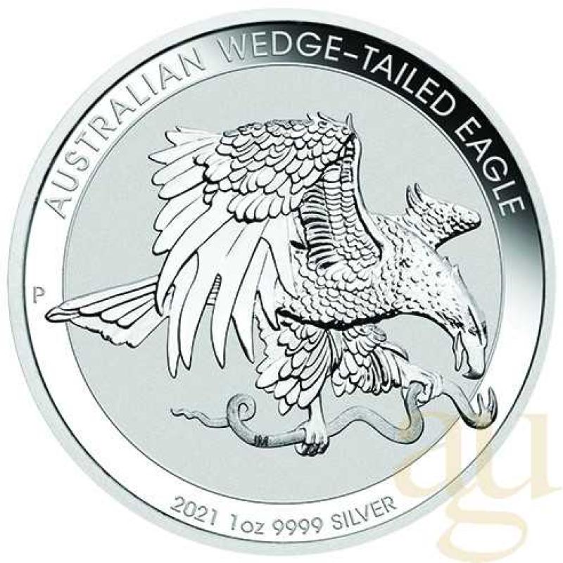 1 unce stříbrná mince Austrálie Wedge Tailed Eagle 2021