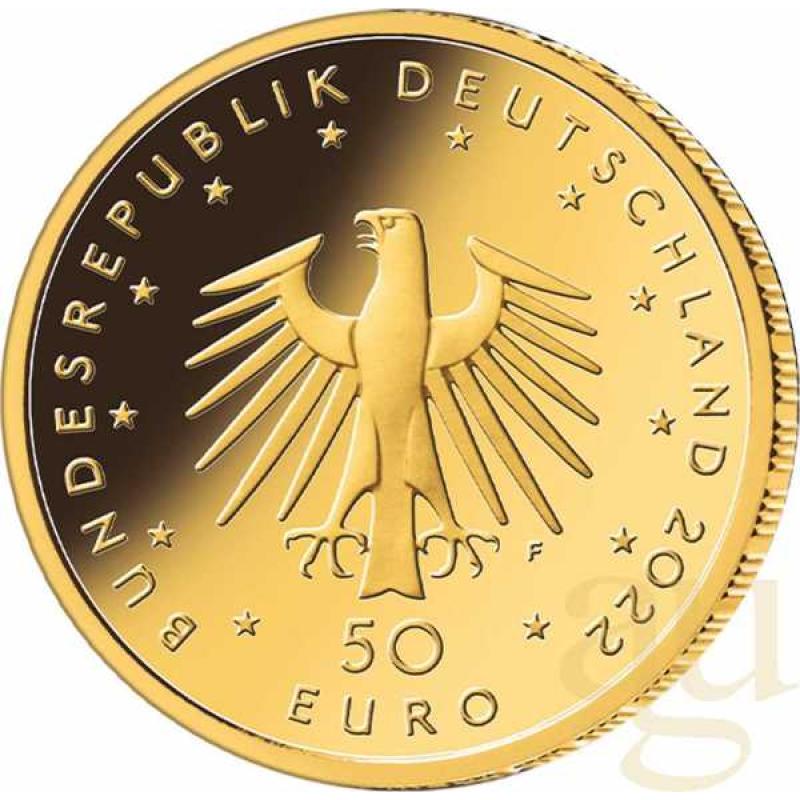 50 Euro Goldmünze Konzertgitarre 2022 (A)