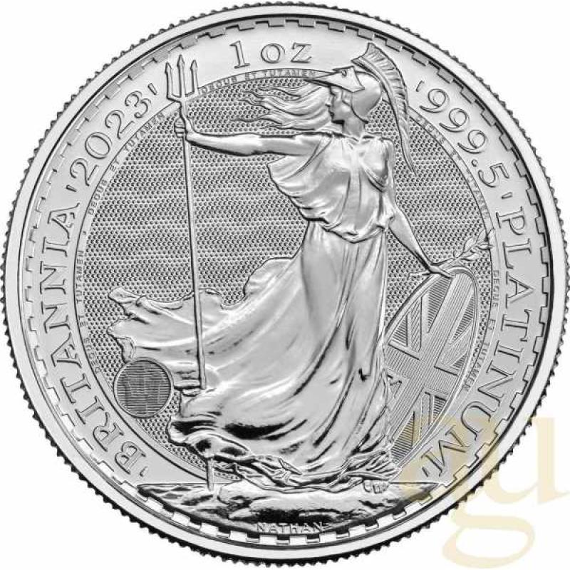 1 Unze Platinmünze Britannia 2023 - King Charles