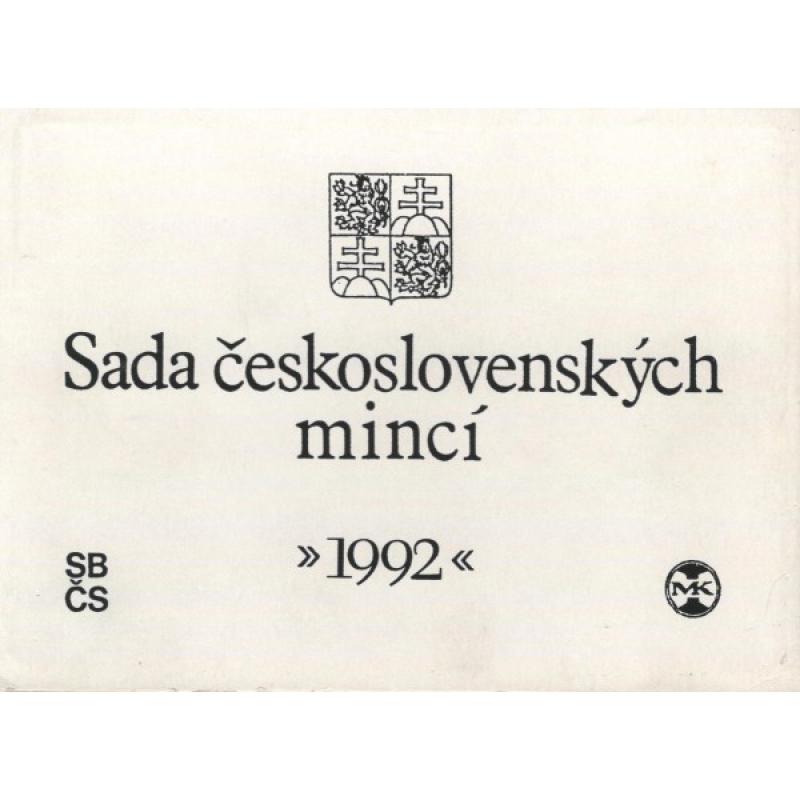 Sada československých mincí 1992