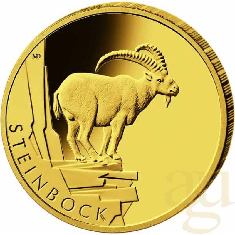 20 Euro Goldmünze Rückkehr der Wildtiere - Steinbock 2023 (J)