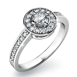 Zlatý prsten s diamanty AU 585/1000 PATTIC G10802B01