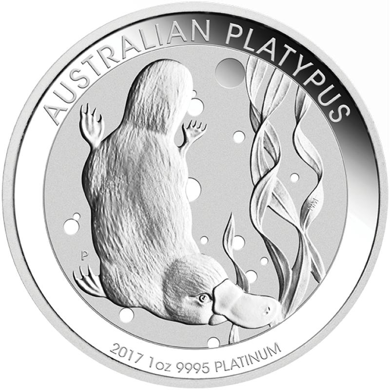 1 unce platinová mince Austrálie Platypus 2017