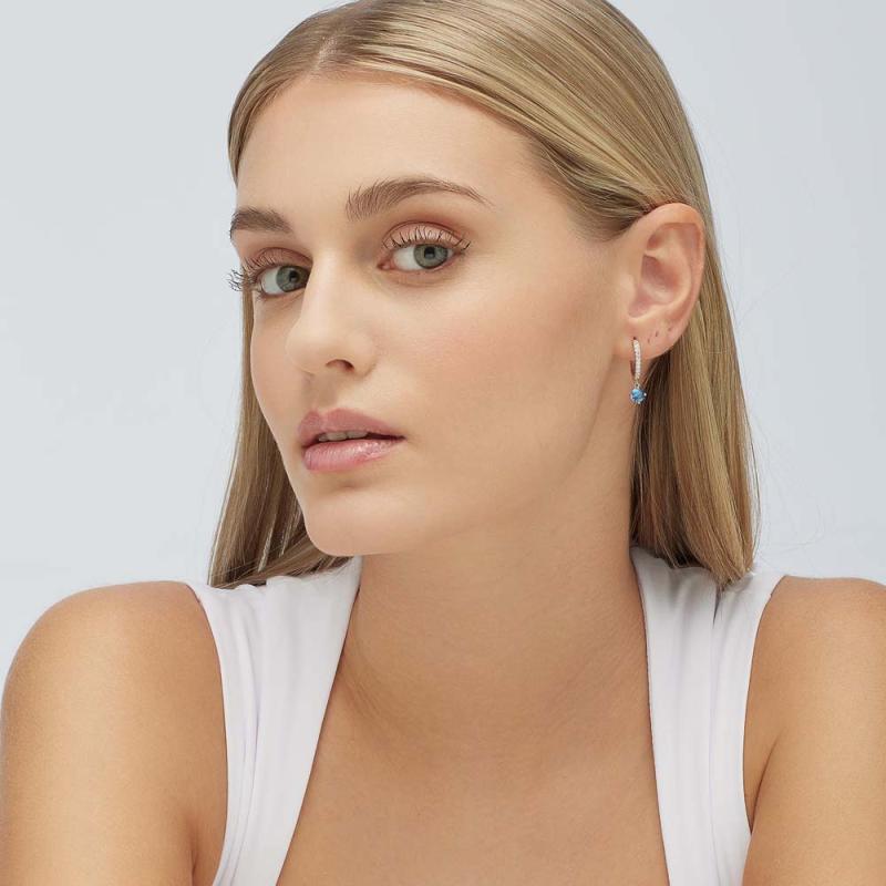 Single náušnice BROSWAY Fancy Freedom Blue FFB82- 1 Ks