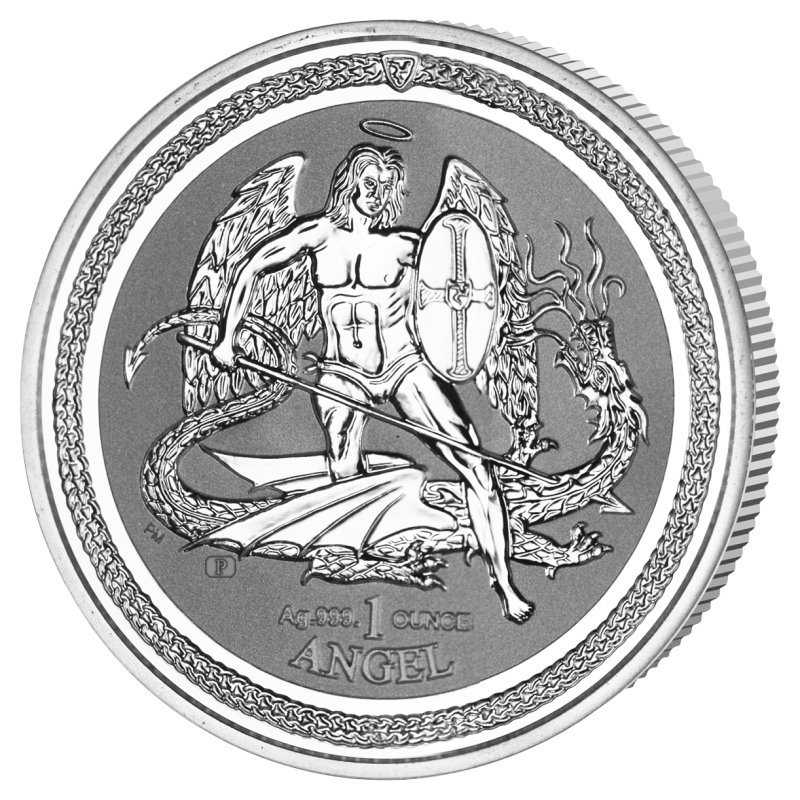 1 unce stříbrná mince archanděl Michael 2016 - Reverse Proof