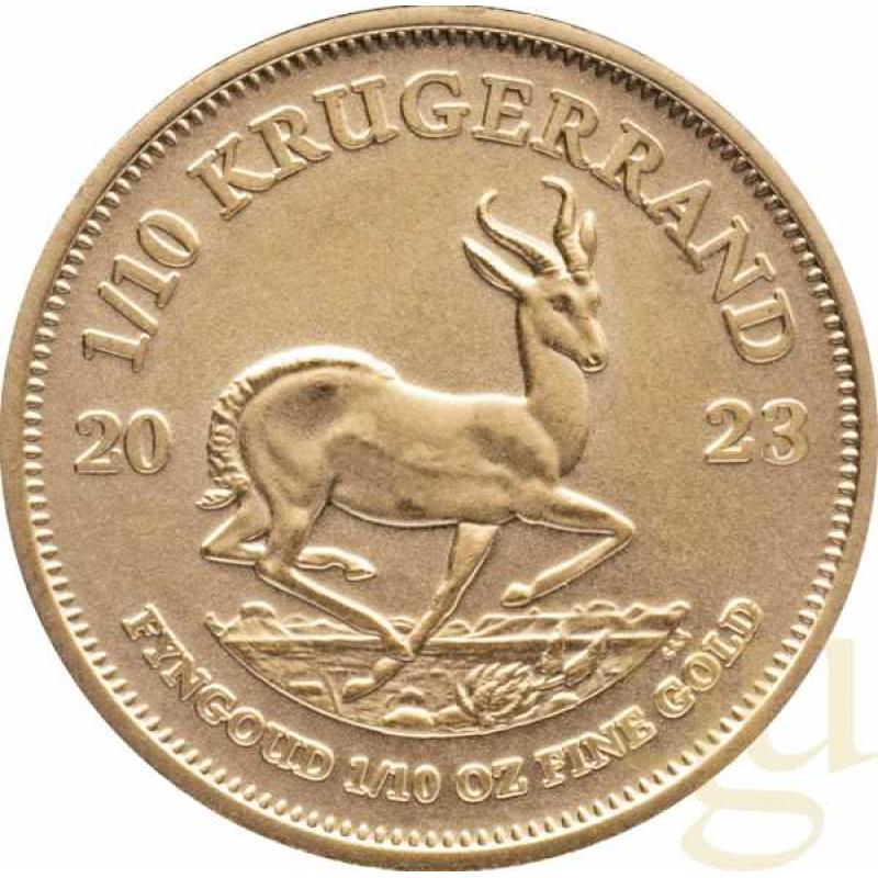 1/10 Unze Goldmünze Krügerrand 2023