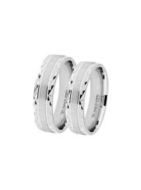 Stříbrný snubní prsten PATTIC AF0741