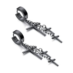 Dámské náušnice  JVD Steel SSSE0087XF9BL00