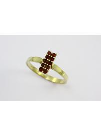 Zlatý prsten AU 585/000 2;5gr SOLUNA 1-227-0027