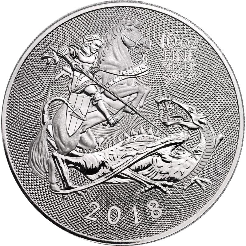 10 uncí stříbrná mince Großbritannien Valiant 2018