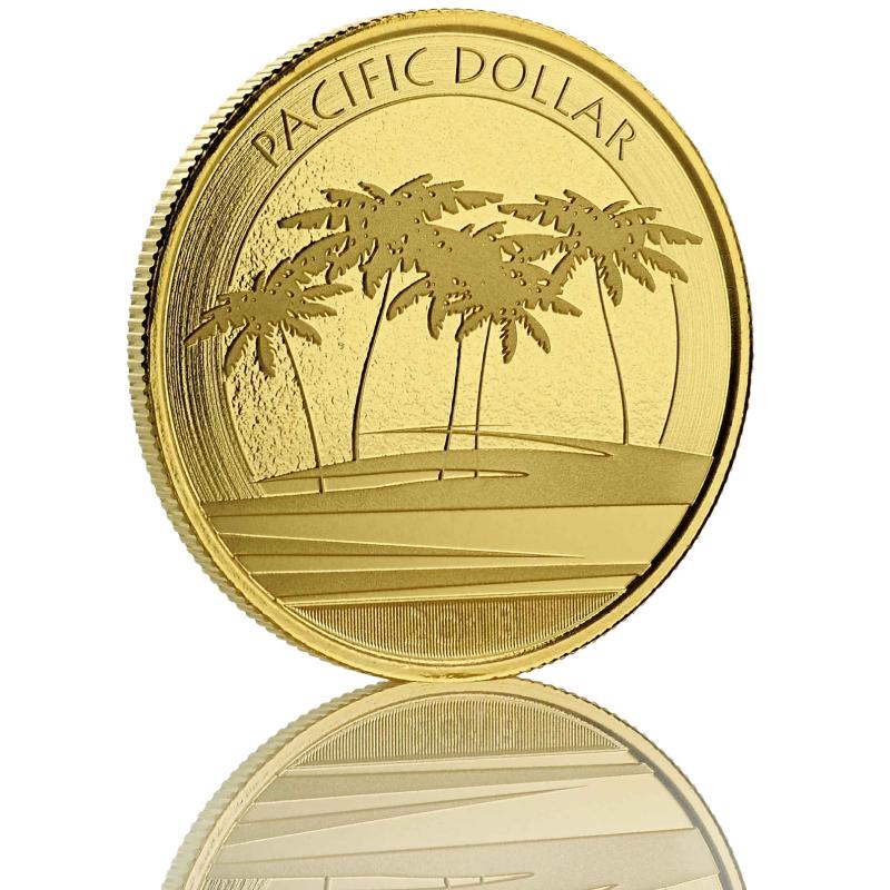 1 unce zlatá mince Fiji Pacific Dollar 2018