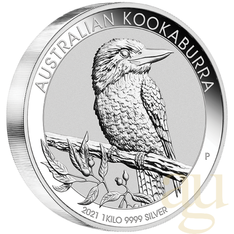 1 kilogram stříbrná mince Austrálie Kookaburra 2021