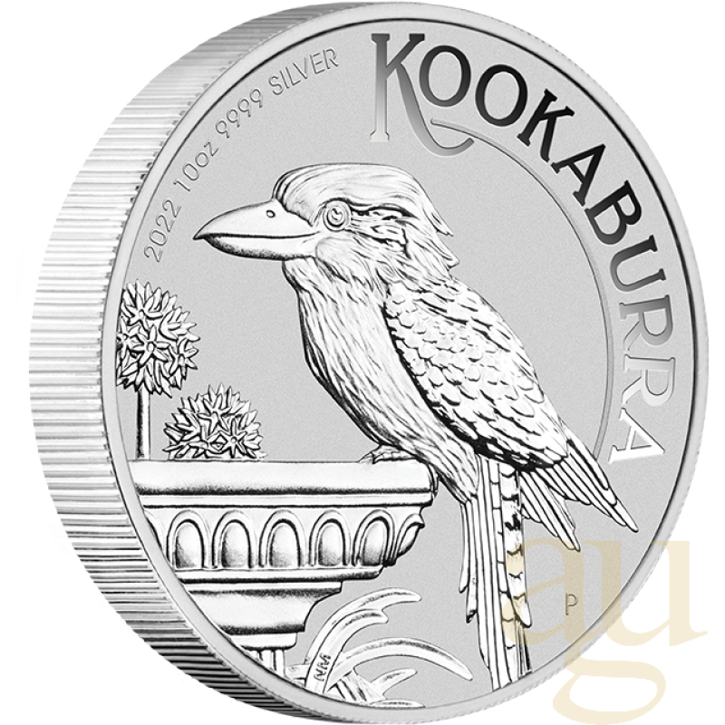 10 uncí stříbrná mince Austrálie Kookaburra 2022