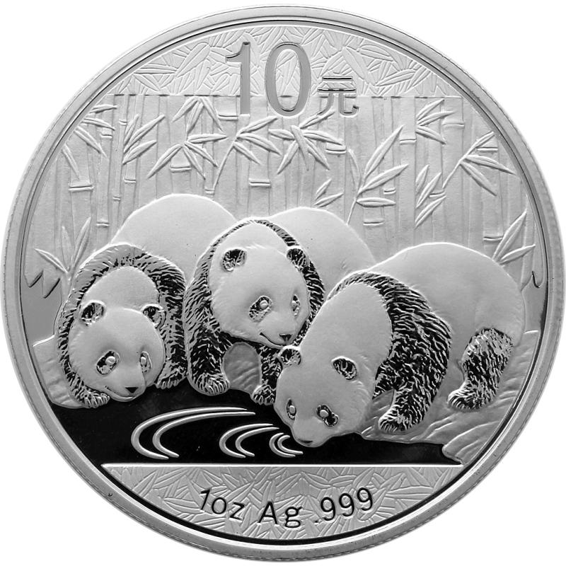 1 kilogram stříbrná mince China Panda 2013 proof