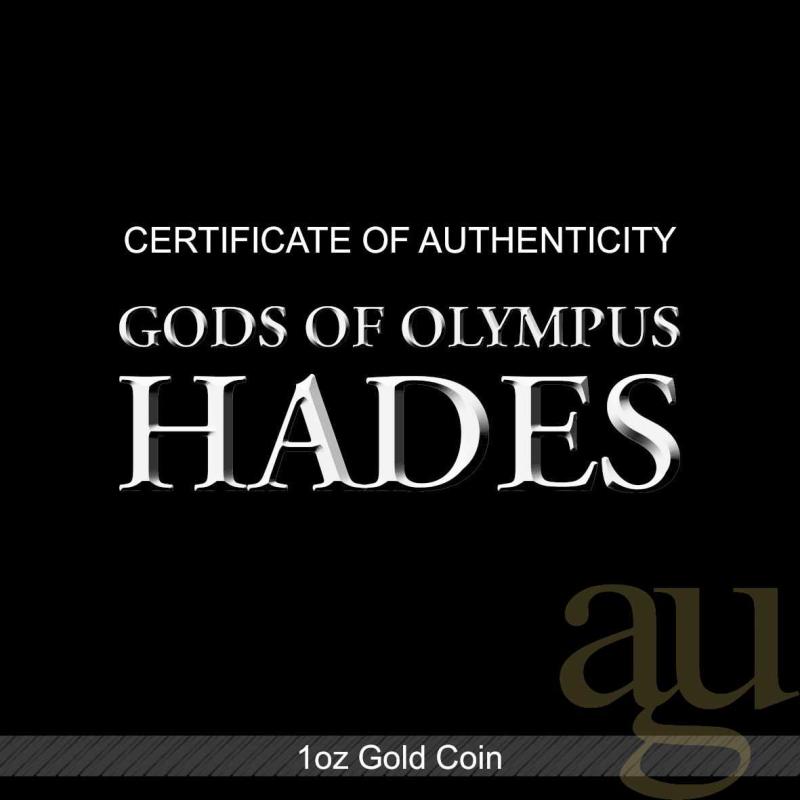 1 unce zlatá mince Tuvalu - Gods of Olympus - Hades 2021