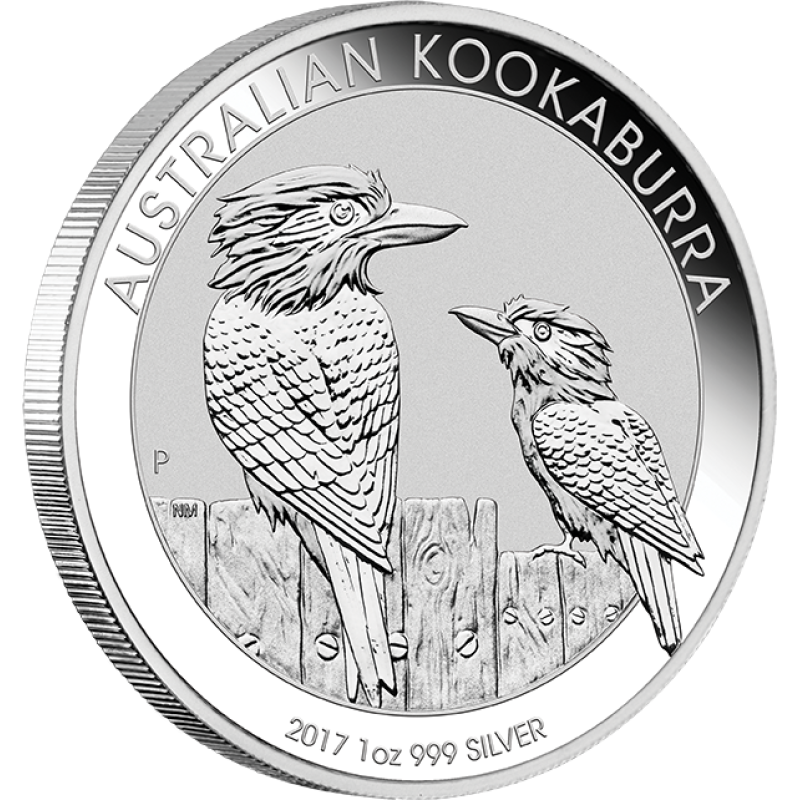 1 unce stříbrná mince Austrálie Kookaburra 2017