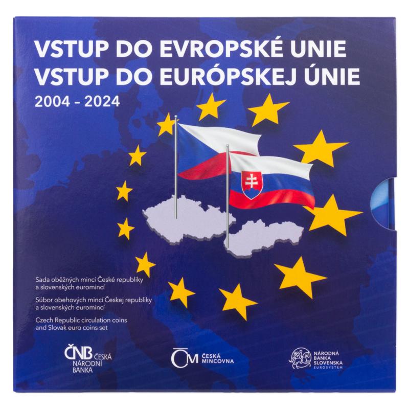 2024 - Sada oběžných mincí Vstup ČR a SR do Evropské unie standard