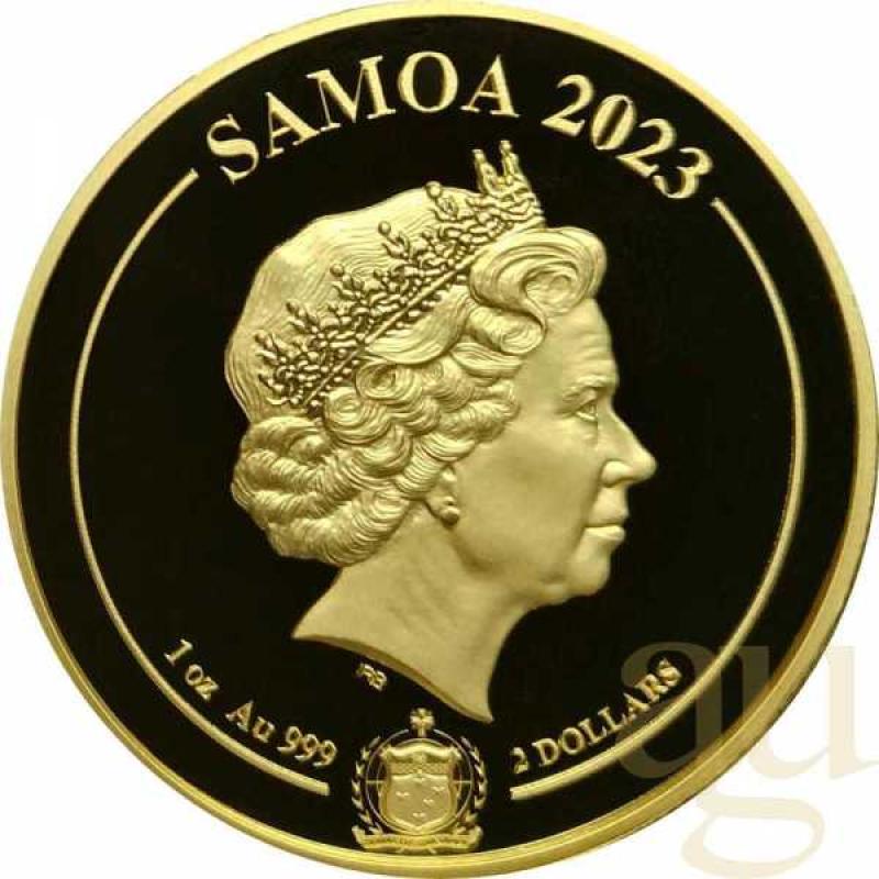 1 Unze Goldmünze Samoa Golden Eagle 2023