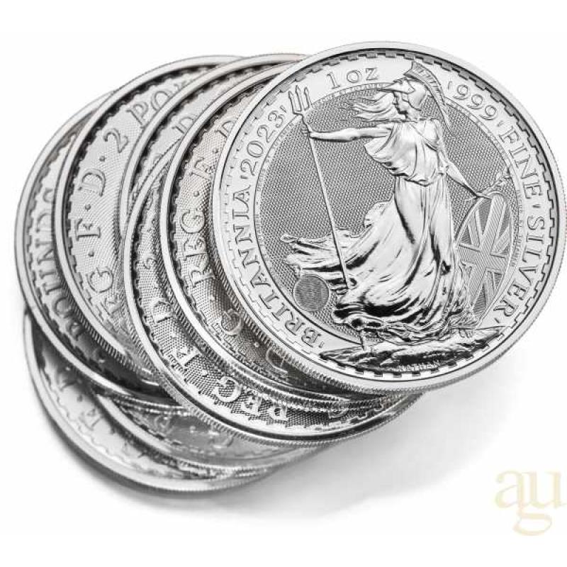 1 Unze Silbermünze Britannia 2023 - Coronation