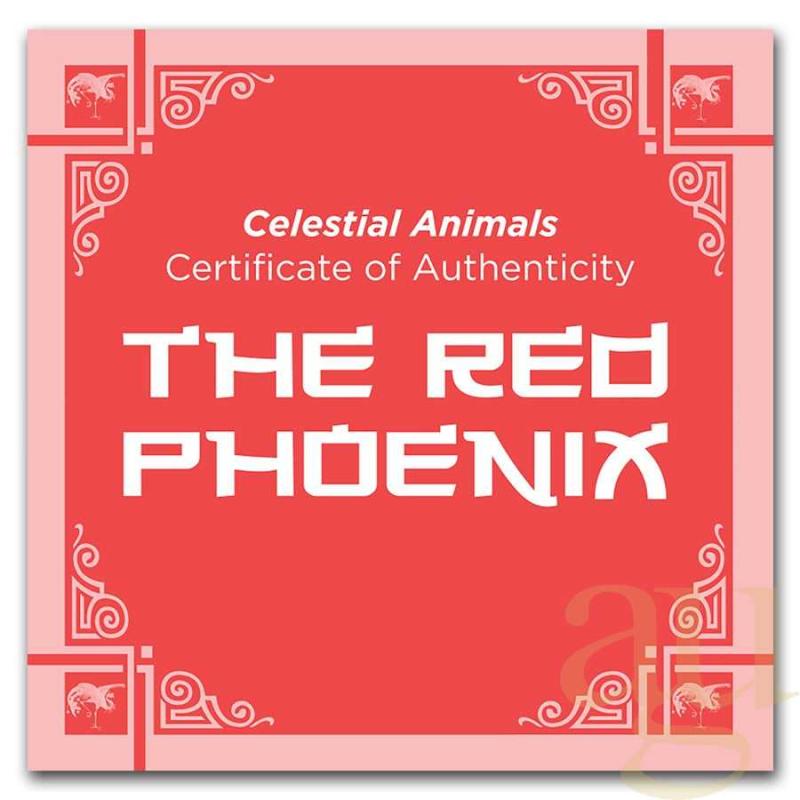 1 unce zlatá mince Niue Celestial Animals - The Red Phoenix 2020