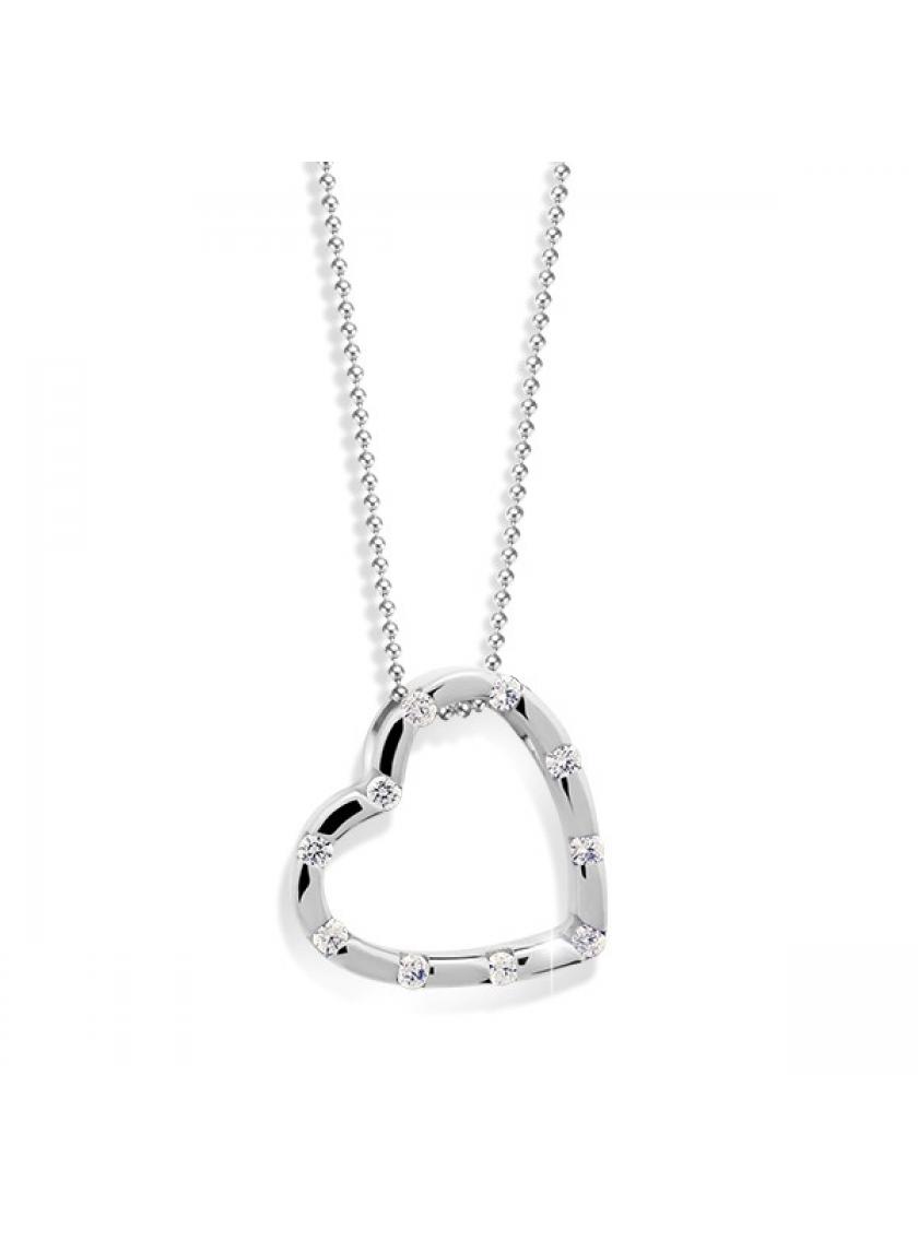 Zlatý prívesok ZODIAX srdce C1941W