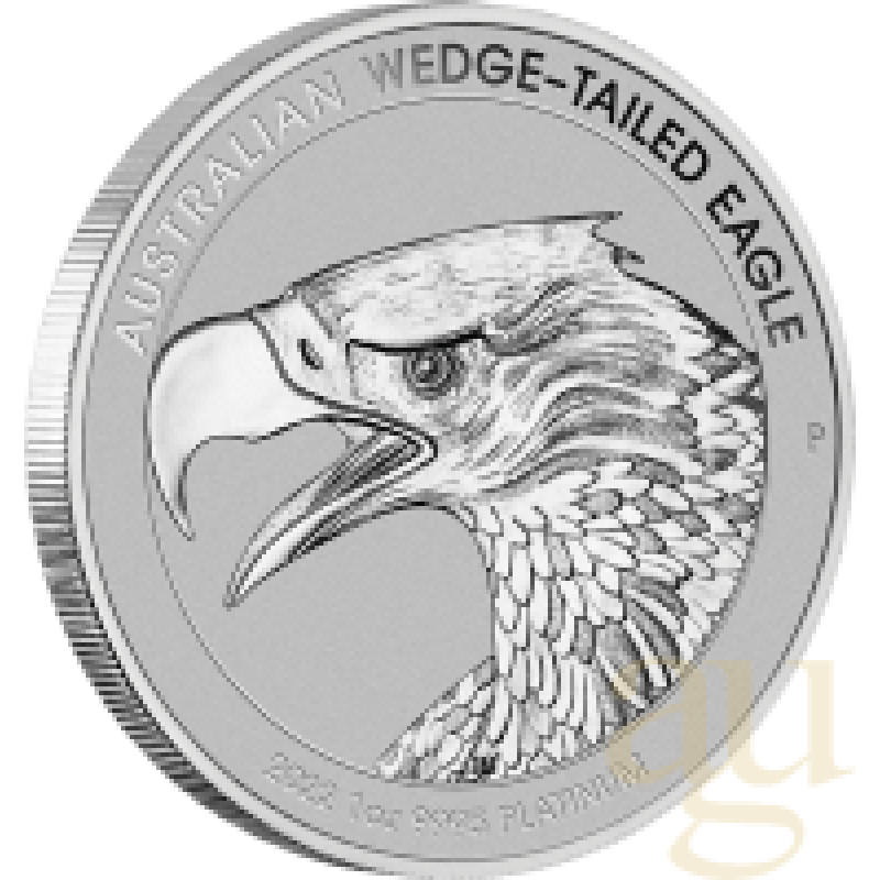 1 Unze Platinmünze Australien Wedge Tailed Eagle 2022 - Reverse Proof