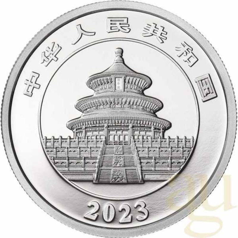 30 Gramm Platinmünze China Panda 2023 proof