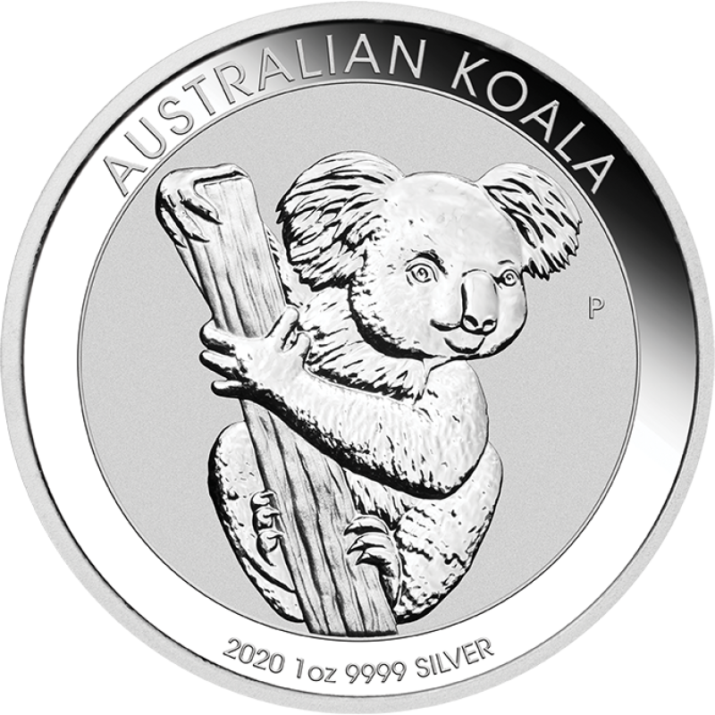 1 unce stříbrná mince Austrálie Koala 2020