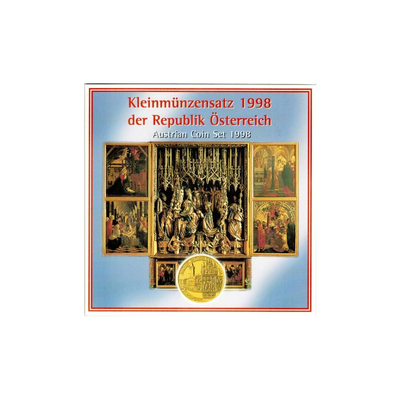 Österreich Kleinmünzensatz +20 Schilling 1998
