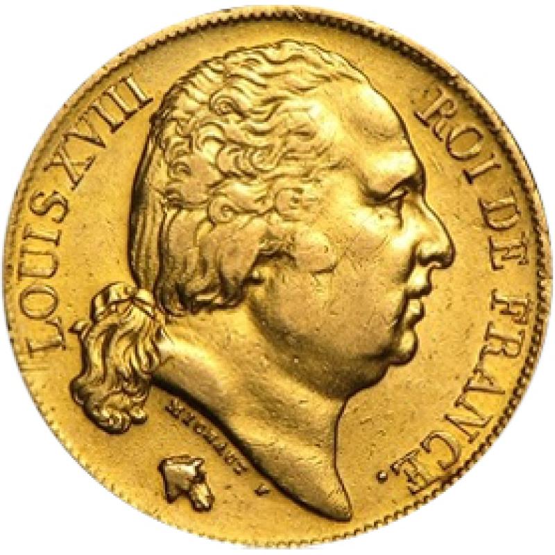 20 franků Louis XVIII (1816-1824)