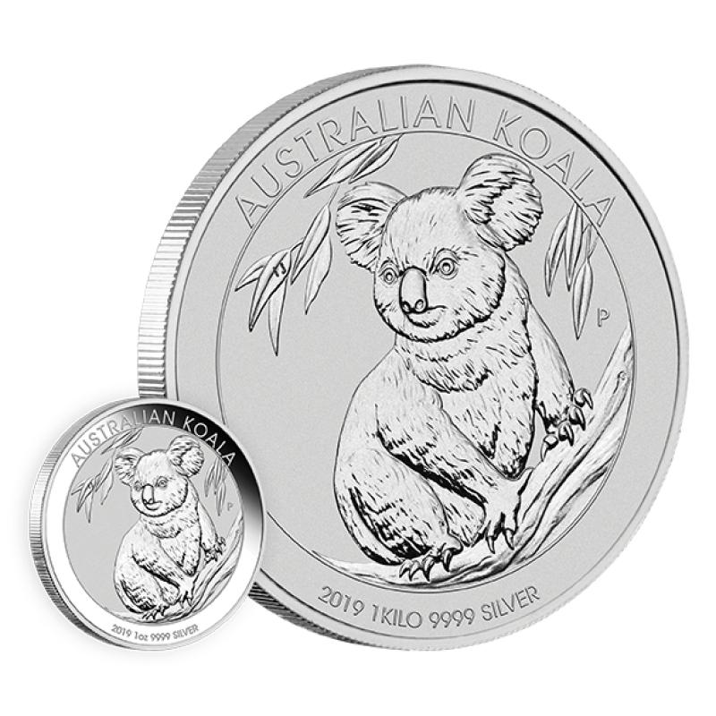 1 unce stříbrná mince Austrálie Koala 2019