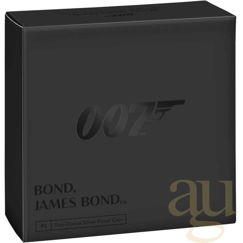 2 unce stříbrná mince Großbritannien James Bond 007 DB5 - 2020 leštěná deska