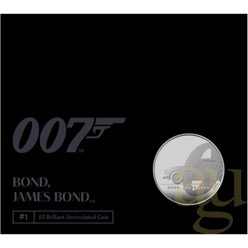 2 unce stříbrná mince Großbritannien James Bond 007 DB5 - 2020 leštěná deska