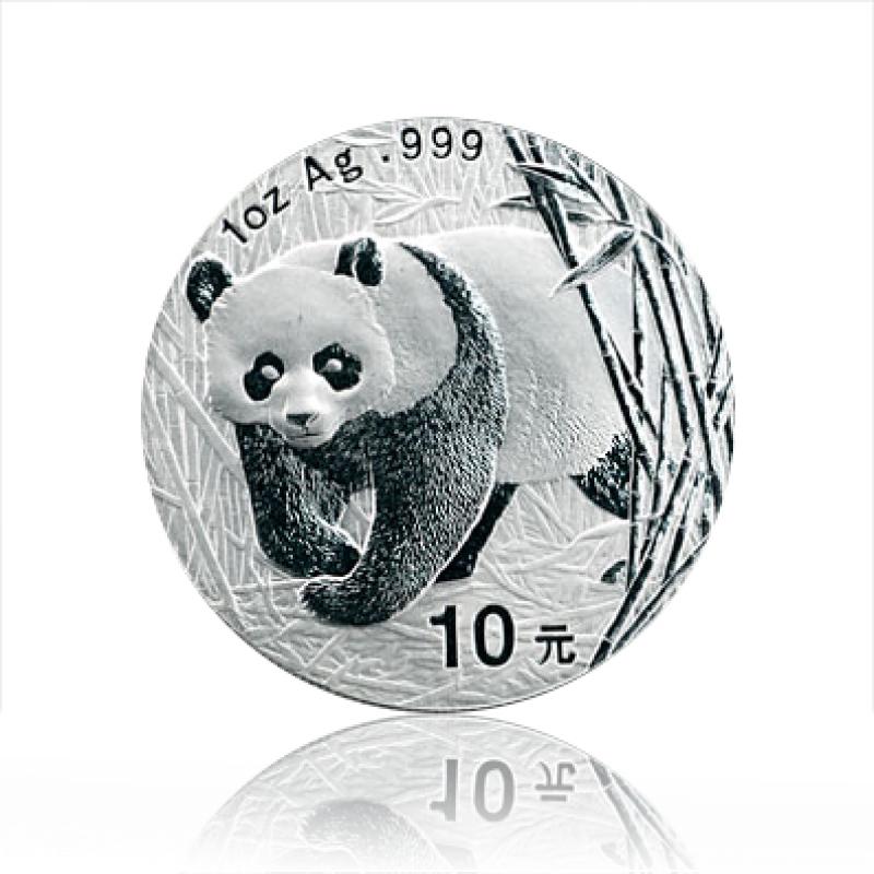 1 unce stříbrná mince China Panda 2001