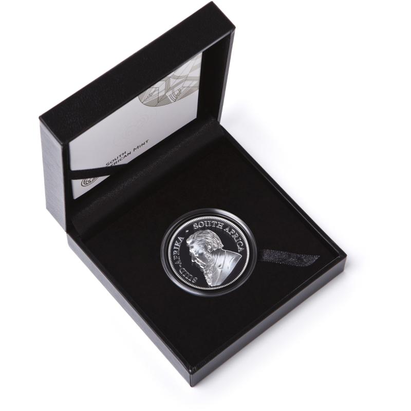 1 unce stříbrná mince Krugerrand 2019 - leštěná deska