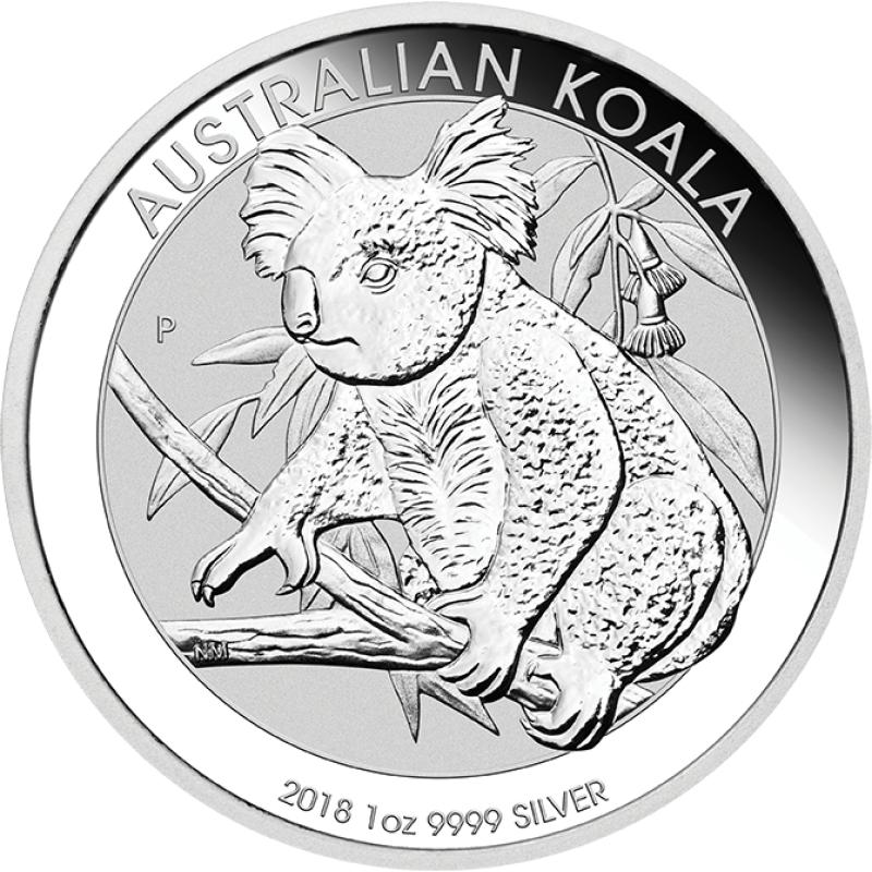 1 unce stříbrná mince Austrálie Koala 2018